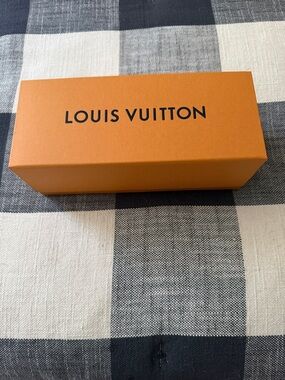 Louis Vuitton Orange Box with Black Logo
